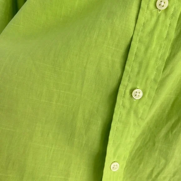 VTG Ralph Lauren green button down - Picture 3 of 5